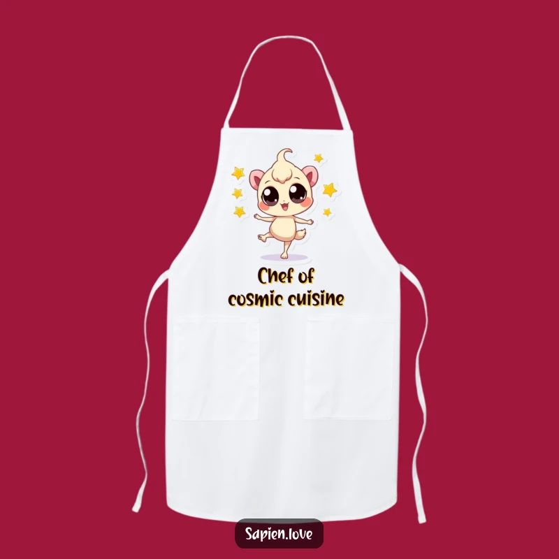 Funny Star Juggler Apron: Playful Creature Chef Perfect Gift