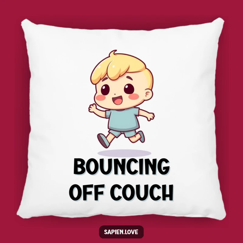 Funny Bouncing Character Pillow: Cozy Excitement's Happy Humor Gift