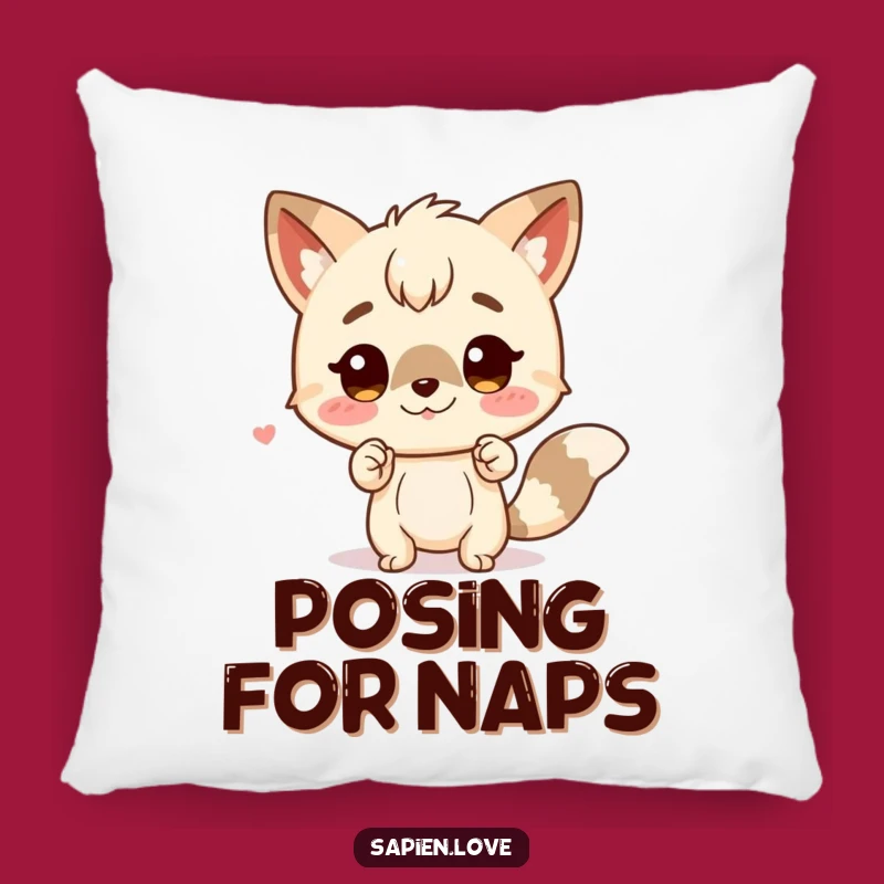 Funny Animal Character Pose Pillow - Soft Comfort for Charming Moments