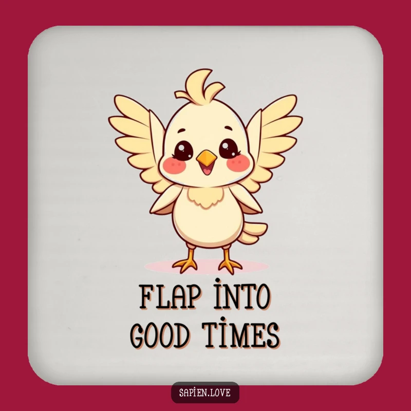 Funny Bird Joy Coaster: Protect Surfaces with Cheer - Drink Gift