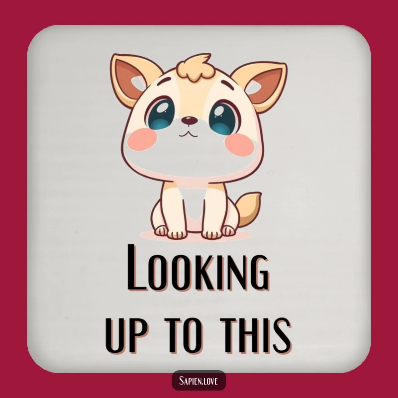 Funny Curious Animal Character Coasters: Protect Surfaces with Whimsy, A Fun Funny Gift!