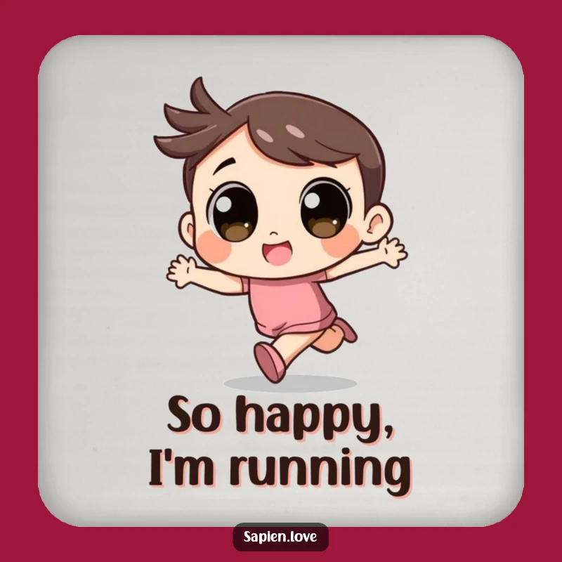 Funny Kawaii Drink Coasters: Protect Surfaces with Cute, Energetic Flair