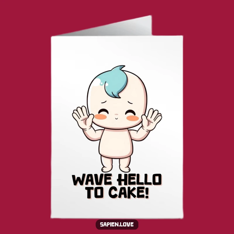 Free Printable Funny Birthday Card: Exaggerated Wave Guy - Hilarious Downloadable Greeting