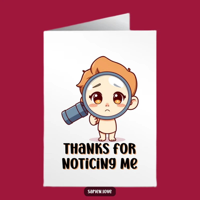 Free Printable Funny Thank You Card: Magnifying Your Kindness!