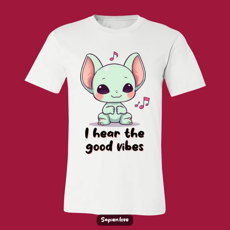 Funny Alien Music Lover T-Shirt: Hear the Fun Loud and Clear