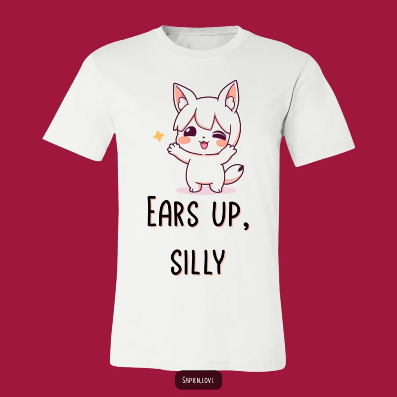Funny Animal Ears Character T-Shirt - Show Off Your Silly Side