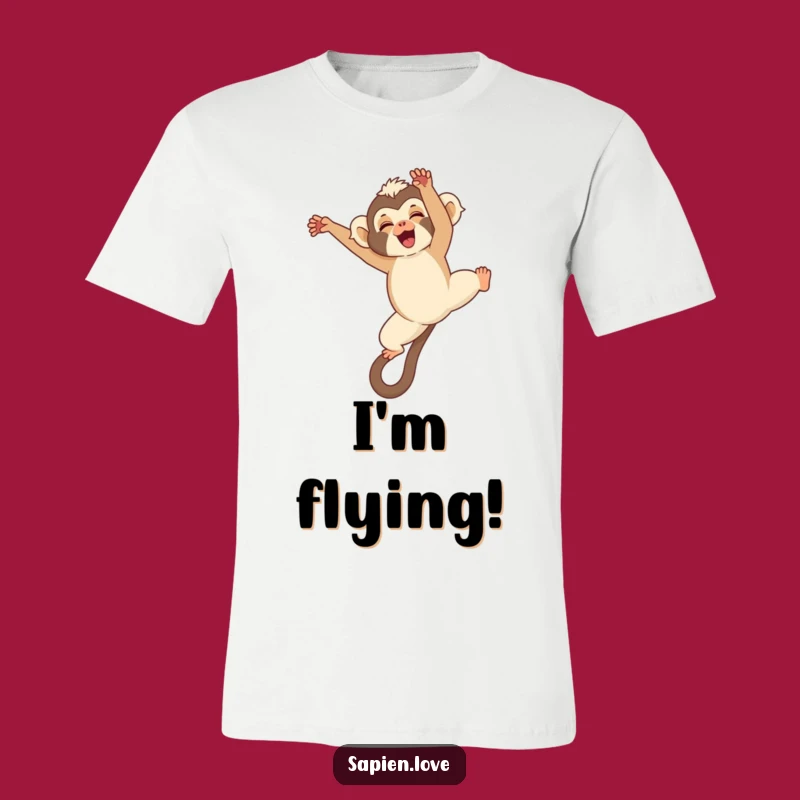 Funny Kawaii Gibbon T-Shirt - Wear Your Playfulness with This Acrobat Tee