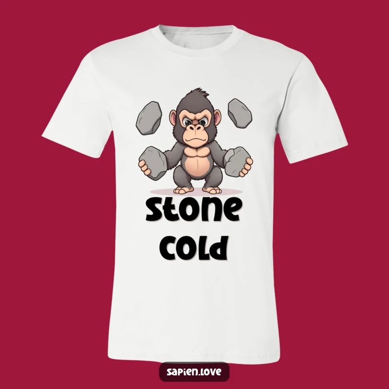 Funny Kawaii Gorilla T-Shirt - Wear Your Determination and Strength
