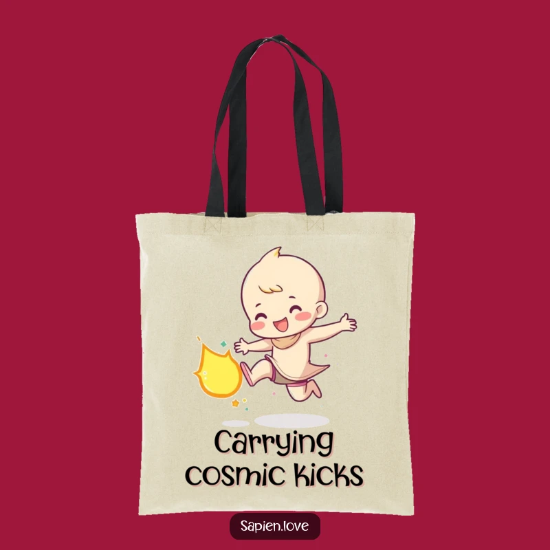 Funny Meteor Kicker Tote Bag: Carry Your Power (and Groceries!)