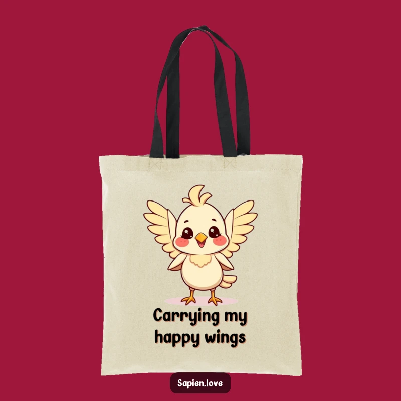Funny Bird Joy Tote Bag: Carry Your Sunshine - Cheerful Carryall